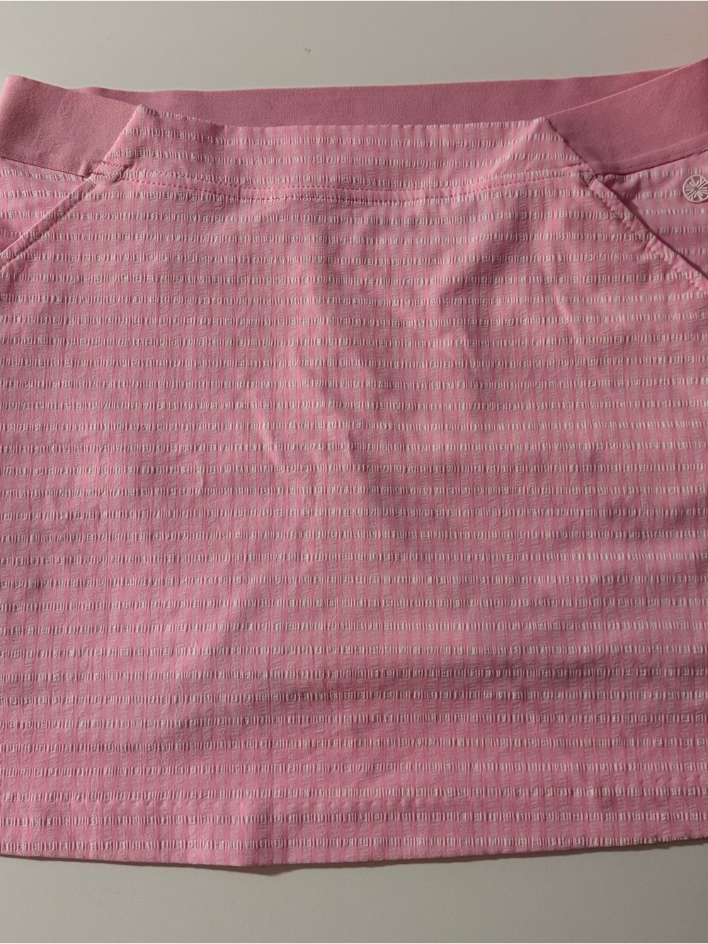 Lilly Pulitzer Pink and White Luxletic Skort - Picture 9 of 9